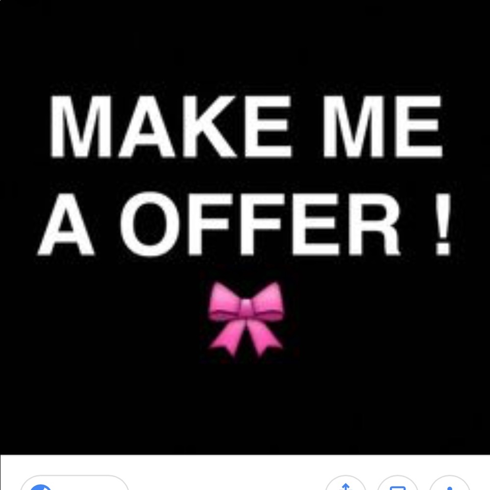 Reasonable offers won’t be denied,Countered always